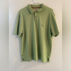 Tommy Bahama men’s lime green polo size L
